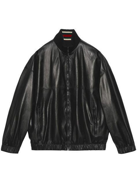 gucci leather collar blazer|Gucci blazer price.